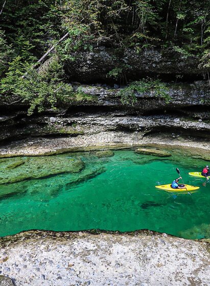 Die tiefgrüne steirische Salza | © Uwe Felix | © Uwe Felix