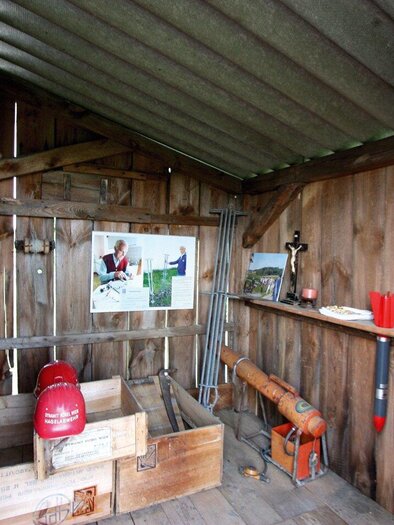 Historische Hagelabwehrraketen-Abschusshütte | © Prof. Johann Schleich