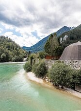 Das Köhlerzentrum direkt an der Enns in Hieflau | © Thomas Sattler | © Thomas Sattler