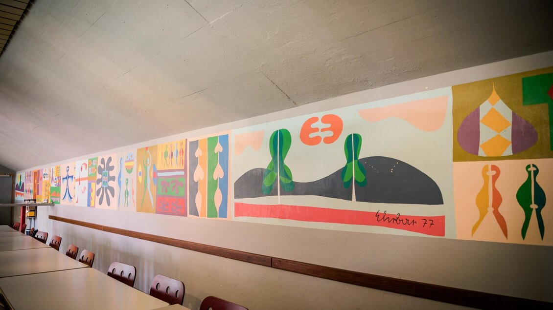 Wandgestaltung_Friedrich Ehrbar | © Jana Scherr