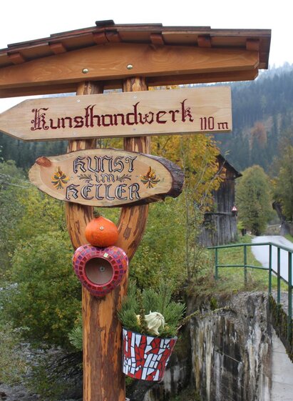 Kunst im Keller in Wildalpen