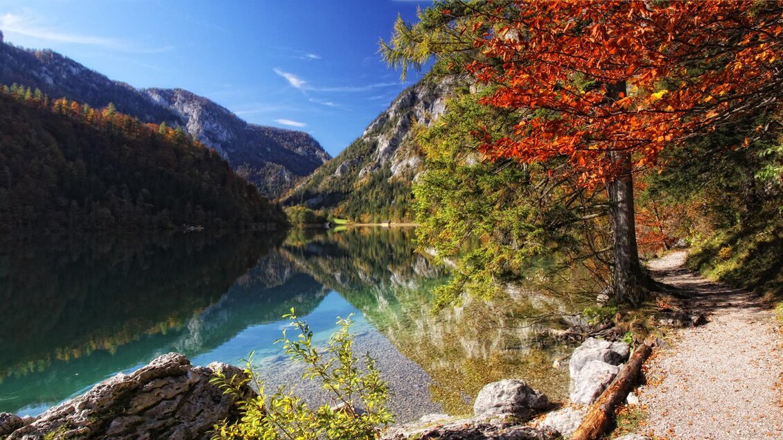 Leopoldsteinersee im Herbst | © TV ERZBERG LAND