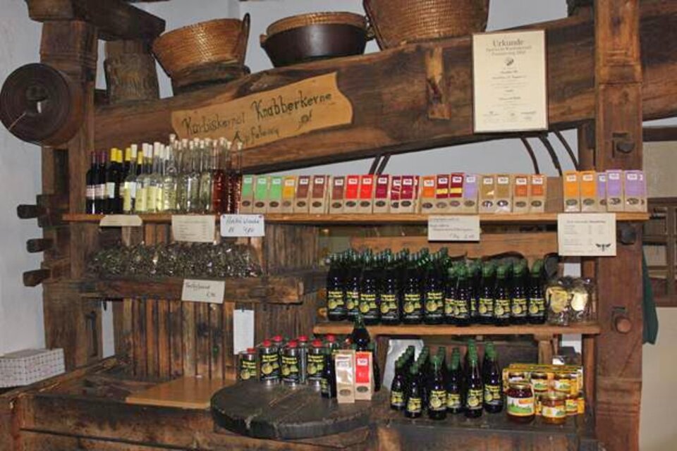 Mostschenke im Gewölbe - Kamel- & Lamahof - Pechmanns alte Ölmühle - Impression #1 | © Pechmanns alte Ölmühle