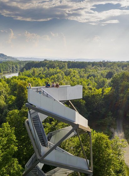 Murturm aus der Nähe