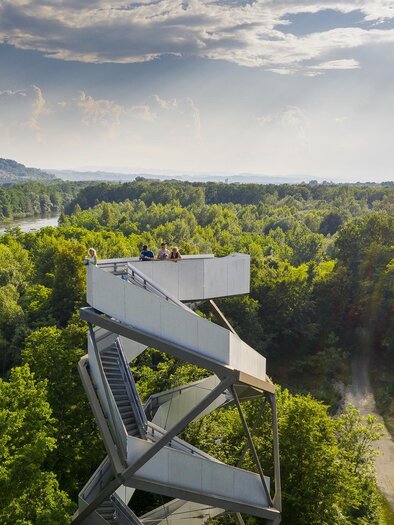 Murturm aus der Nähe