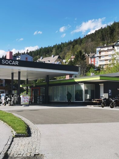 Socar Tankstelle Zufahrt | © TV Hochsteiermark / Brigitte Digruber | © TV Hochsteiermark / Brigitte Digruber
