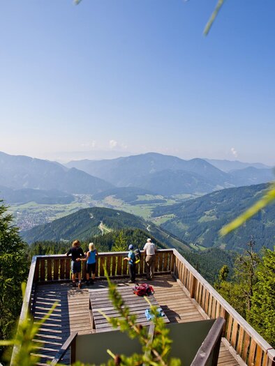 Ausblick von Aussichtsplattform