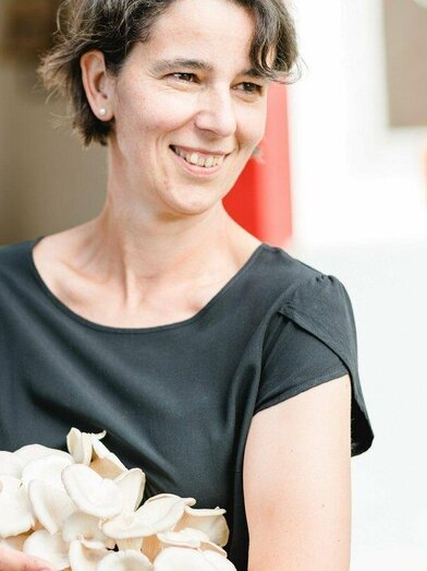 Michaela Friedl von der Pilzmanufaktur Gut Behütet | © Manuel Flor | © Manuel Flor