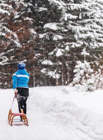 Rodelspaß im Lexgraben | © Manuel Capellari | © Manuel Capellari