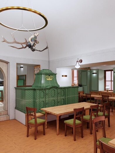 s'JOHANN - Wirtshaus - Bar, Bad Aussee, Gastraum | © Arch. DI Karin Köberl