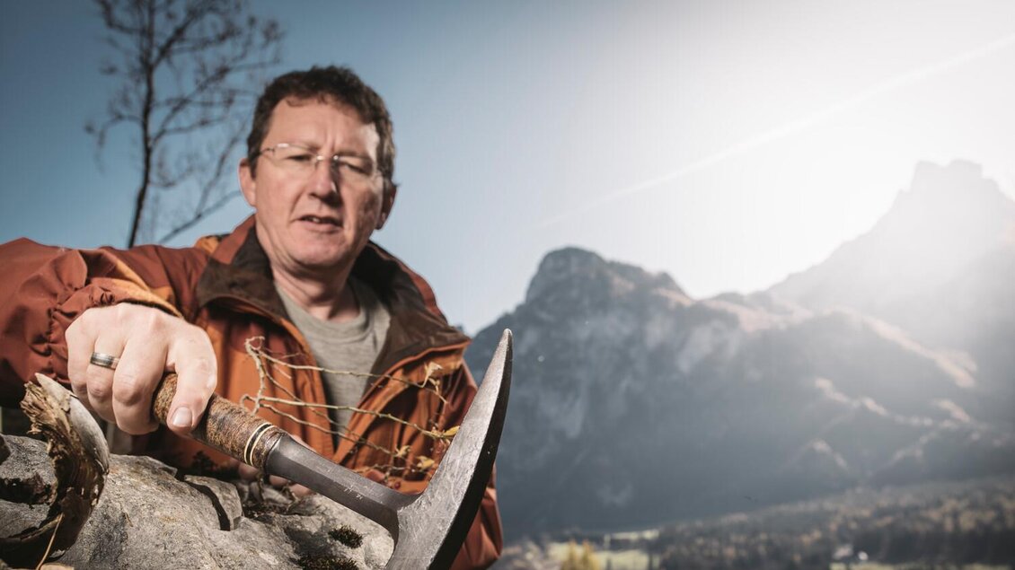 Steindolmetscher Wolfgang Riedl | © Stefan Leitner