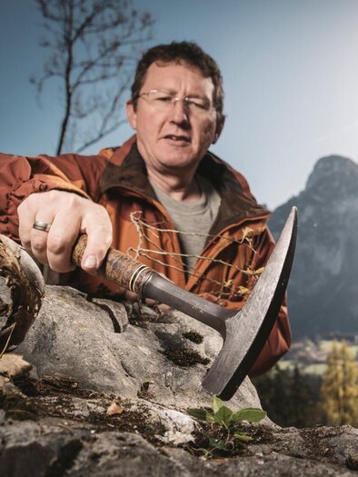 Steindolmetscher Wolfgang Riedl | © Stefan Leitner