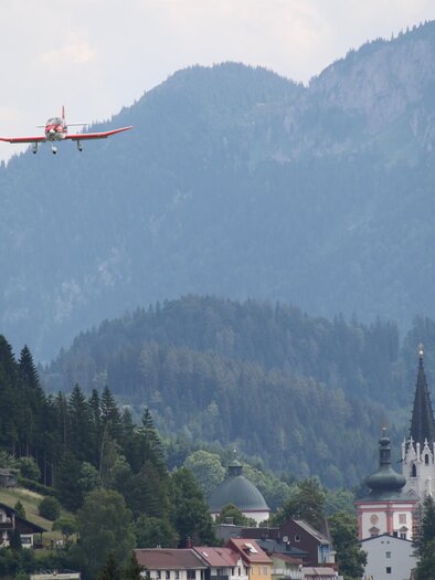 Im Landeanflug | © Segelflugsportklub Mariazell