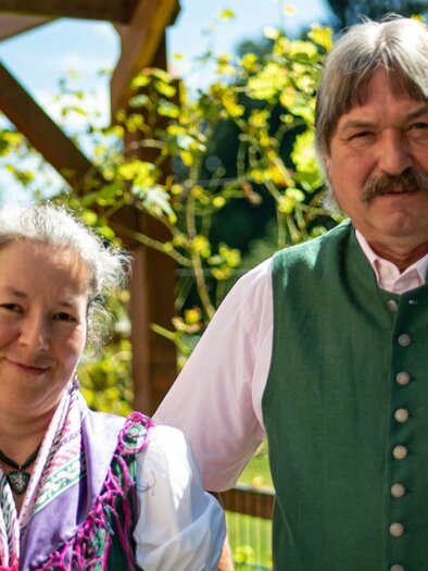 Die herzlichen Gastgeber Barbara & Peter | © Buschenschank Mahler