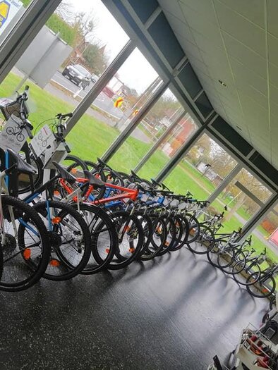 Fahrräder Verkaufsraum