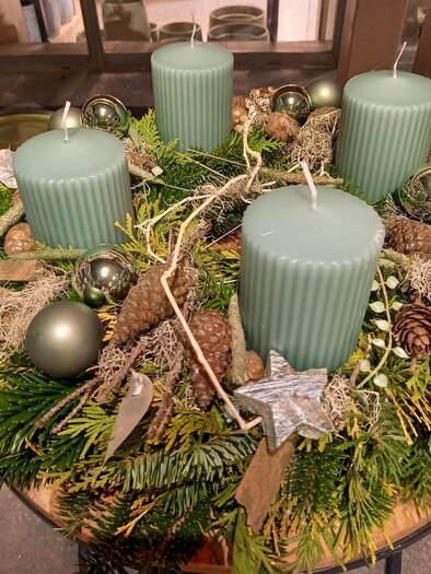Adventkranz grün | © Blumenhof Bender