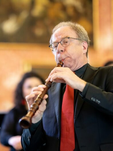Alfredo Bernardini at a classical concert in the Baroque Minoriten Hall Graz. | © Nikola Milatovic