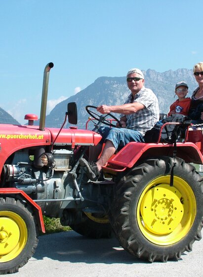 Traktorfahrt | © Pürcherhof