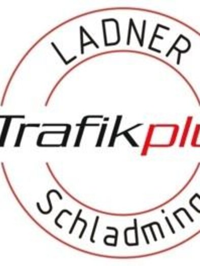 A logo with the text "Trafikplus" and the locations "Ladner" and "Schladming". It has a clean, modern design with a black and red color contrast. | © Gerold Ladner