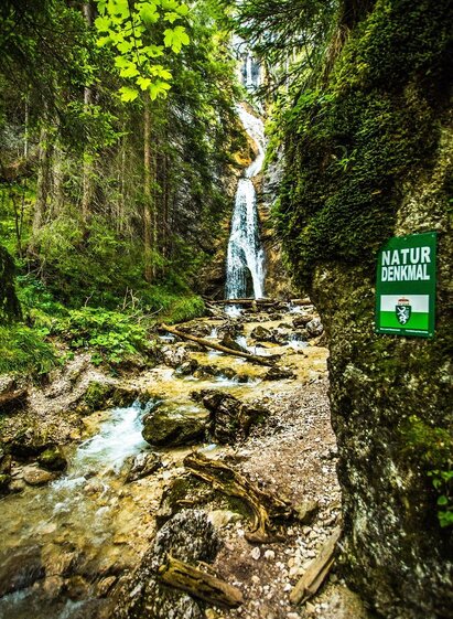 Naturdenkmal Gradenbach-Wasserfall | René Eduard Perhab | © TVB Haus-Aich-Gössenberg@René Eduard Perhab