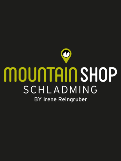 A modern logo for "Mountain Shop Schladming". It features the lettering in striking colors on a dark background. | © Mountain Shop Schladming