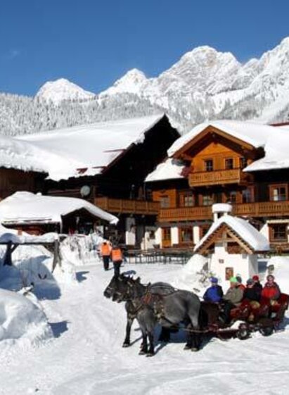 Pferdeschlittenfahrt im Schnee | © Ederhof