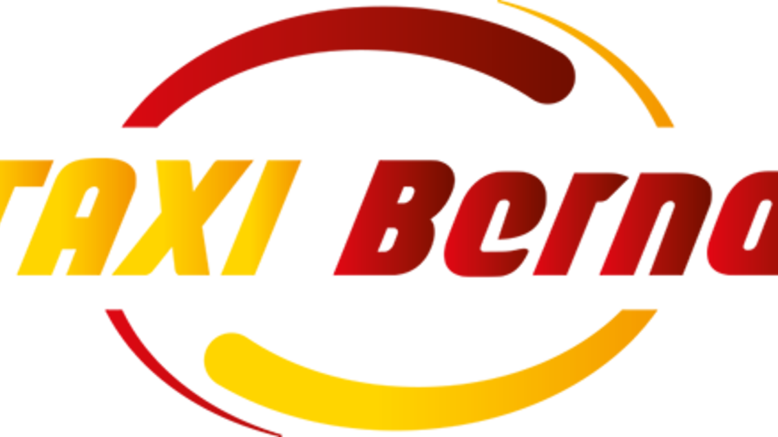 Ein Logo mit dem Schriftzug „TAXI Bernd“ in roten und gelben Farben. Es enthält dynamische Linien, die Bewegung und Geschwindigkeit symbolisieren. | © Taxi Bernd