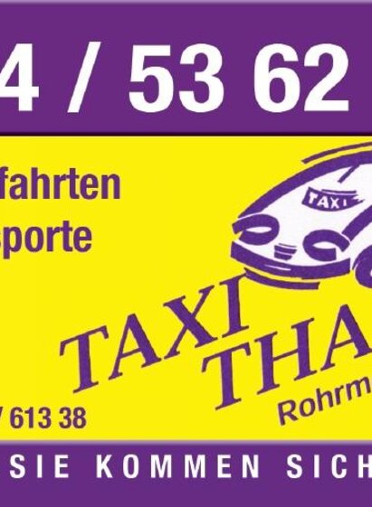Visitenkarte | © Taxi Thaler