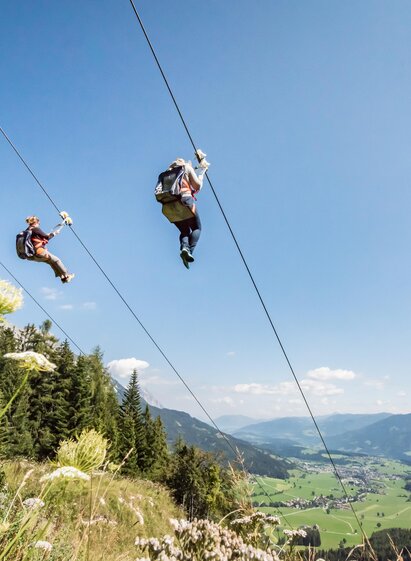 Zipline Stoderzinken  | Christoph HUBER | © Christoph Huber