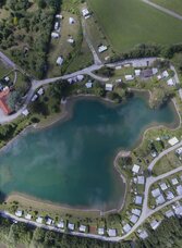 CampingMurinsel-SkyView1-Murtal-Steiermark | © Camping Murinsel | Tom Lamm | © Camping Murinsel