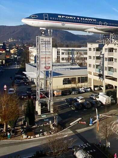 Außenansicht Novapark Flugzeughotel | © Novapark | © Novapark