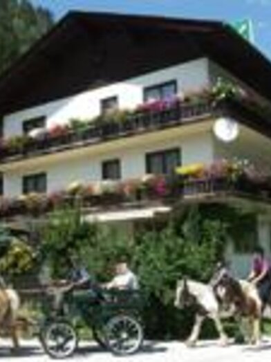 Hausfoto mit Kutsche